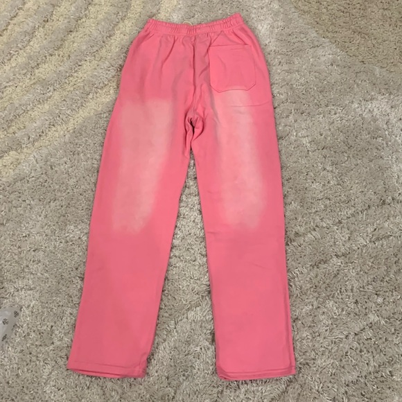 Hellstar Pink Flame Flared Sweatpants / Joggers Size Men’s Small, Medium, Large - Picture 2 of 2